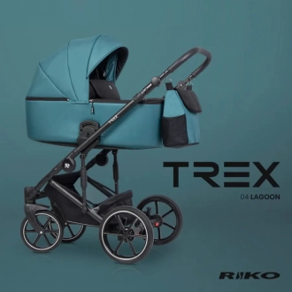 Коляска 2 в 1 Riko Trex 04 Lagoon/Бирюзовый - Фото 3