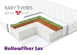 Матрас детский Veres Hollowfiber LUX Кокос, Холлофайбер 120×60×10 см - Фото 1