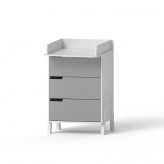 Комод пеленальный Angelo Магия Mini 60 см Бело-серый