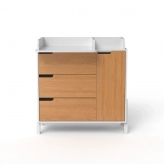 Комод пеленальный Angelo Магия Plus 90 см Бело-буковый