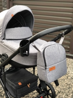 Універсальна коляска 2 в 1 - Baby Merc Evolution 03B (Сірий) - Фото 1