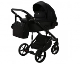 Коляска 2 в 1 Adamex Lumi PS-37 Черный