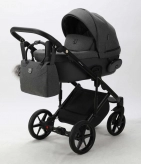 Коляска 2 в 1 Adamex Lumi PS-58 Графитовый