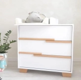 Комод пеленальный Angelo Loft 90 см Бело-буковый