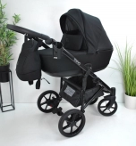Универсальная коляска 2 в 1 - Mikrus Tokyo 02 (Черный)