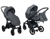Универсальная коляска 2 в 1 - Mikrus Tokyo 37 (Графит)