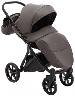 Универсальная коляска 2 в 1, Экокожа - Mikrus Tokyo 35 (Коричневый) - Фото 2