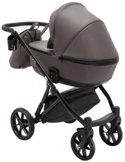 Универсальная коляска 2 в 1, Экокожа - Mikrus Tokyo 35 (Коричневый) - Фото 4