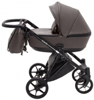 Универсальная коляска 2 в 1, Экокожа - Mikrus Tokyo 35 (Коричневый) - Фото 5