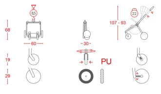 Коляска 2 в 1 Carrello Ultimo 2023 CRL-6515 Forest Green/Мятный - Фото 7