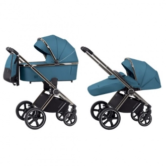 Коляска 2 в 1 Carrello Ultimo 2023 CRL-6515 Aqua Blue/Бирюзовый - Фото 1