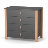 Комод пеленальный Верес Монако 90 см Темно-серый