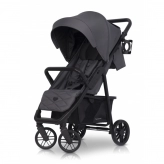 Коляска прогулочная Euro-Cart Flex Black edition 9023-ECFB-16 Iron/Графит