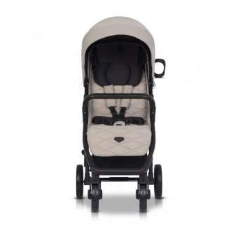Прогулочная коляска - Euro-Cart Flex black edition 9023-ECFB-02, Fossil (Бежевый) - Фото 1