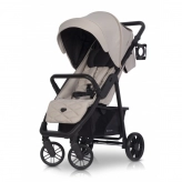 Прогулочная коляска - Euro-Cart Flex black edition 9023-ECFB-02, Fossil (Бежевый)