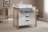 Комод пеленальный DeSon Svitanok 90 см Бело-буковый