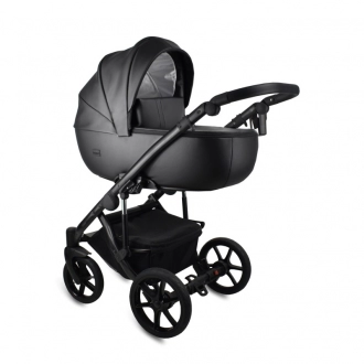Коляска 2 в 1 Bexa Air Eco, екокожа Black/Черный - Фото 4