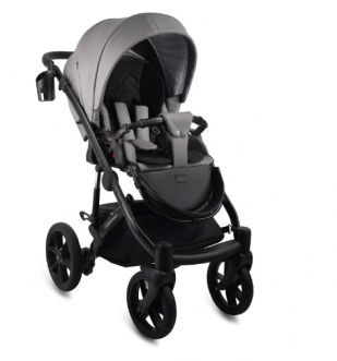 Коляска 2 в 1 Bexa Air Eco, екокожа Grey/Серый - Фото 2