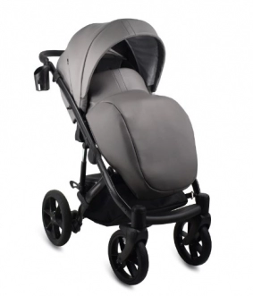 Коляска 2 в 1 Bexa Air Eco, екокожа Grey/Серый - Фото 3