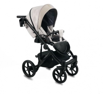 Коляска 2 в 1 Bexa Air Beige, ткань/екокожа Бежевый - Фото 2
