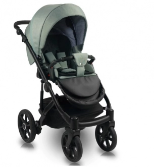 Коляска 2 в 1 Bexa Ideal 2.0-ID03, ткань/екокожа Мятный - Фото 1
