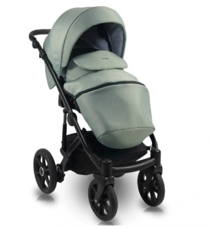 Коляска 2 в 1 Bexa Ideal 2.0-ID03, ткань/екокожа Мятный - Фото 3