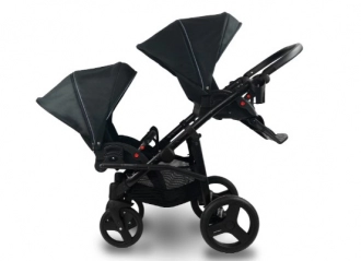 Коляска для погодок 2 в 1 Bexa Duo 01 (Темно-серый) - Фото 1