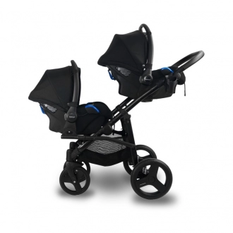 Коляска для погодок 2 в 1 Bexa Duo 01 (Темно-серый) - Фото 3