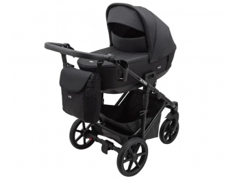 Универсальная коляска 2 в 1 - Bair Ultra Soft U-452 (Черный) - Фото 1