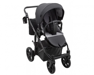 Универсальная коляска 2 в 1 - Bair Ultra Soft U-452 (Черный) - Фото 6