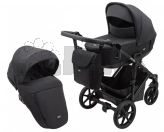 Универсальная коляска 2 в 1 - Bair Ultra Soft U-452 (Черный)