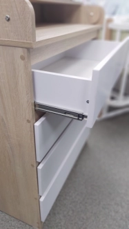 Комплект мебели Babymax Magia Кроватка и Комод-80 Бело-натуральный - Фото 5