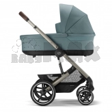 Универсальная коляска 2 в 1 - Cybex Balios S Lux 2023 Sky Blue (Бирюзовый)
