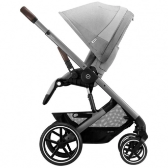 Универсальная коляска 2 в 1 - Cybex Balios S Lux 2023 Lava Grey (Светло-серый)  - Фото 4