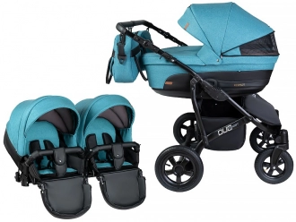 Коляска для двойни 2 в 1 - Angelina Respect Duo (Коричневый) - Фото 5