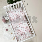 Комплект сменного белья MSonya (Маленькая Соня) Happy night Бабочки 110×90 см Бело-розовый