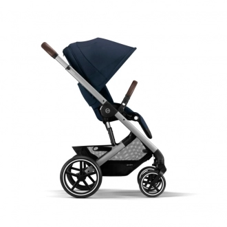 Универсальная коляска 2 в 1 - Cybex Balios S Lux 2023 SLV Ocean Blue (Темно-синий) - Фото 4