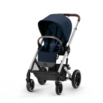 Универсальная коляска 2 в 1 - Cybex Balios S Lux 2023 SLV Ocean Blue (Темно-синий) - Фото 9