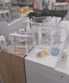 Набор из 3-х прозрачных сумок в роддом S,M,L Белый