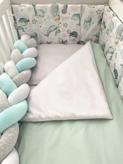 Комплект постільний Baby Veres Ocean 6 предметів Бірюзовий - Фото 2