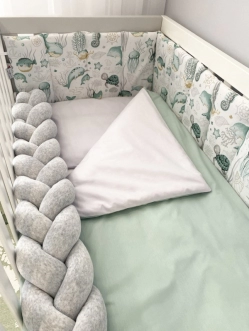 Комплект постільний Baby Veres Ocean 6 предметів Бірюзовий - Фото 4