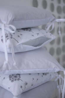 Комплект постільний Baby Veres Grace New 6 предметів Біло-сірий - Фото 5
