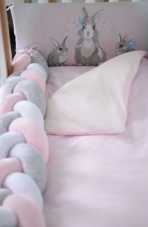 Комплект постільний Baby Veres Summer Bunny New 6 предметів Рожевий - Фото 2