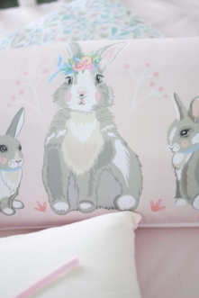 Комплект постільний Baby Veres Summer Bunny New 6 предметів Рожевий - Фото 6