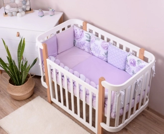 Комплект постільний Baby Veres Lilac Peonies 6 предметів Фіолетовий - Фото 3