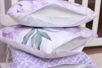 Комплект постільний Baby Veres Lilac Peonies 6 предметів Фіолетовий - Фото 6