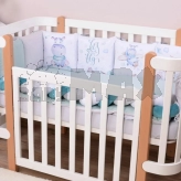 Комплект постельный Baby Veres Hippo 6 предметов Бирюзовый