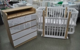 Комплект мебели Babymax Кроватка Миа и Комод-80 Буково-белый