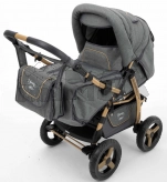 Коляска-трансформер - Adamex Young N-105 (Графит)