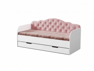 Кровать подростковая диванчик Viorina DEKO Sofia с ящиком 190×80 см Light Pink/Пудрый - Фото 1